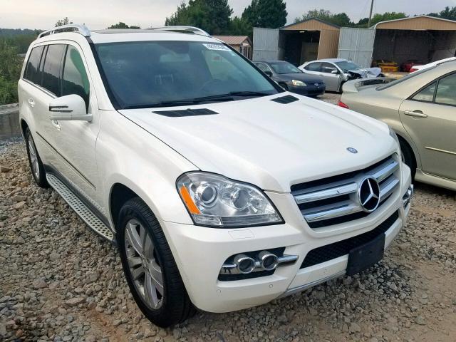 4JGBF7BE3BA653293 - 2011 MERCEDES-BENZ GL 450 4MA WHITE photo 1