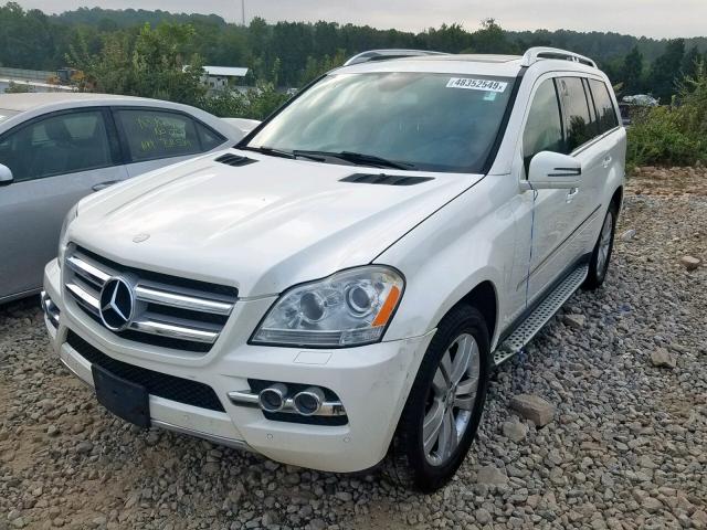 4JGBF7BE3BA653293 - 2011 MERCEDES-BENZ GL 450 4MA WHITE photo 2