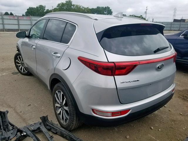 KNDPNCAC2H7140452 - 2017 KIA SPORTAGE E SILVER photo 3