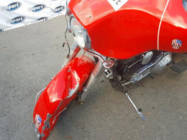 1HD1FCW196Y646117 - 2006 HARLEY-DAVIDSON FLHTCUI RED photo 9