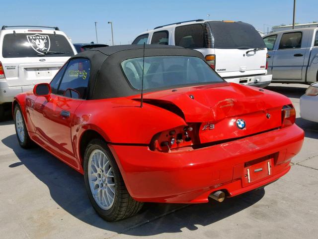 4USCJ3321WLC11396 - 1998 BMW Z3 2.8 RED photo 3