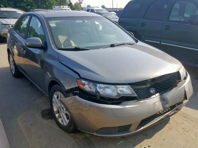 KNAFU4A26C5569154 - 2012 KIA FORTE EX GRAY photo 1