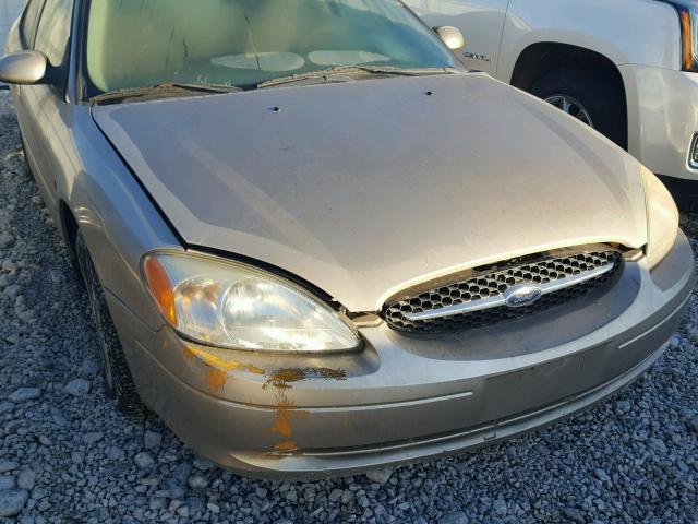 1FAFP55S8YA118144 - 2000 FORD TAURUS SES GOLD photo 9