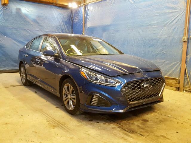 5NPE34AF8JH726166 - 2018 HYUNDAI SONATA SPO BLUE photo 1