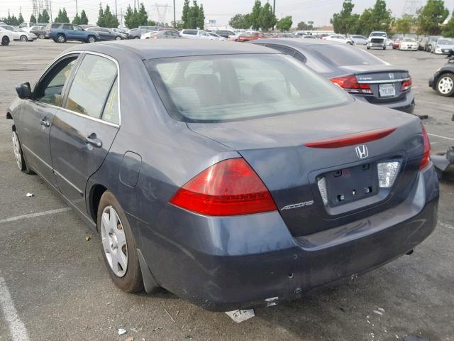 JHMCM56457C001497 - 2007 HONDA ACCORD LX BLUE photo 3