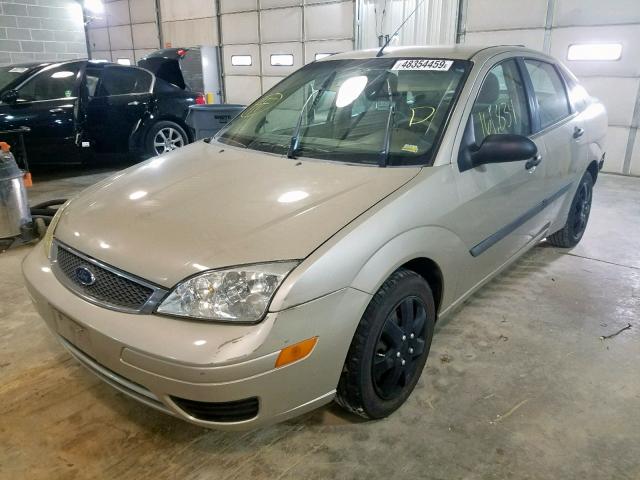 1FAFP34N96W113227 - 2006 FORD FOCUS ZX4 BEIGE photo 2