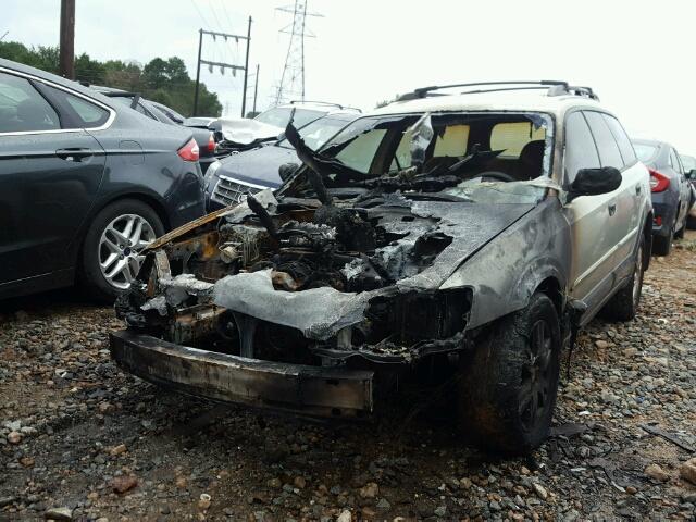 4S4BP61C757355435 - 2005 SUBARU LEGACY OUT TAN photo 2