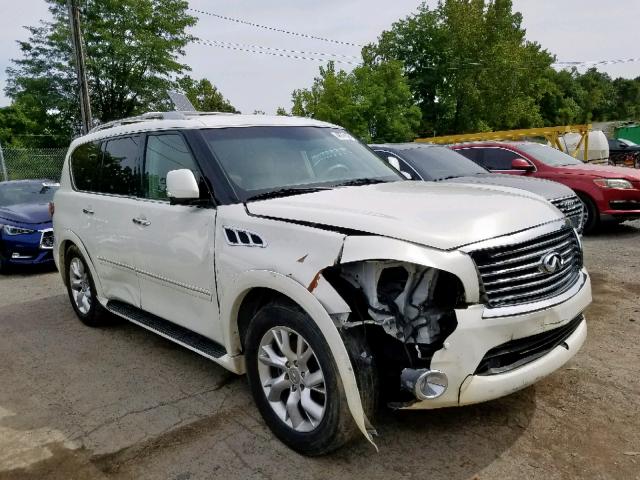 JN8AZ2NE3B9004363 - 2011 INFINITI QX56 WHITE photo 1