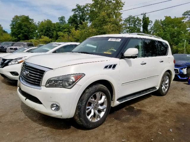 JN8AZ2NE3B9004363 - 2011 INFINITI QX56 WHITE photo 2