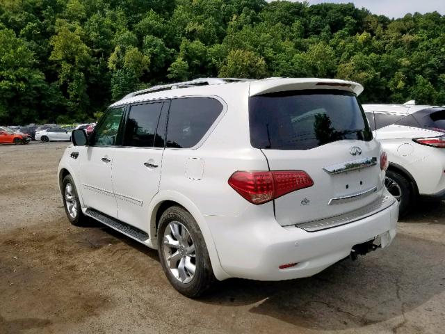 JN8AZ2NE3B9004363 - 2011 INFINITI QX56 WHITE photo 3