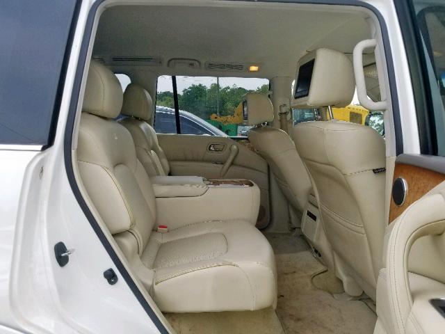 JN8AZ2NE3B9004363 - 2011 INFINITI QX56 WHITE photo 6