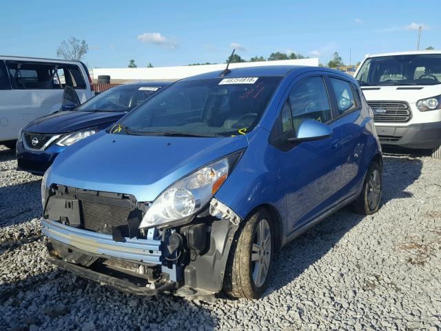 KL8CA6S96EC402161 - 2014 CHEVROLET SPARK LS BLUE photo 2