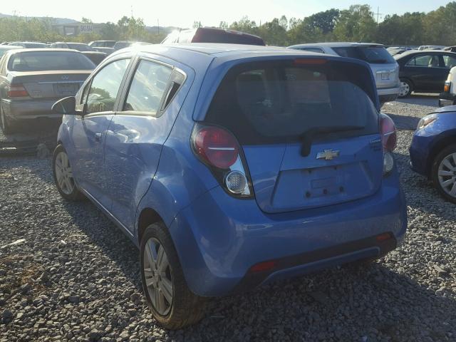 KL8CA6S96EC402161 - 2014 CHEVROLET SPARK LS BLUE photo 3