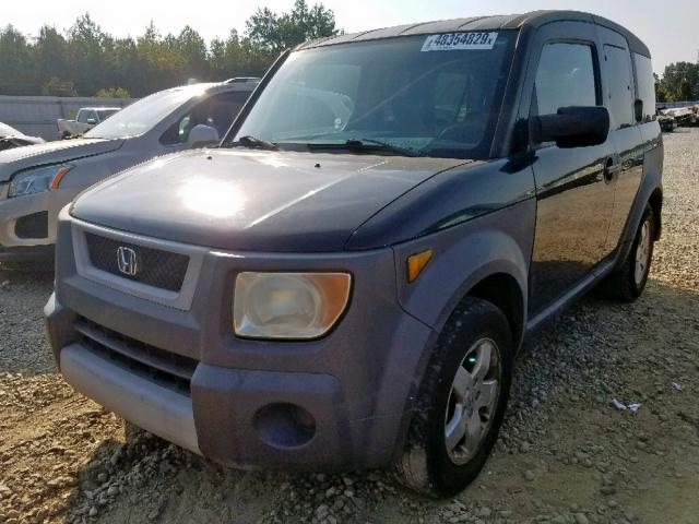 5J6YH18513L004394 - 2003 HONDA ELEMENT EX BLACK photo 2