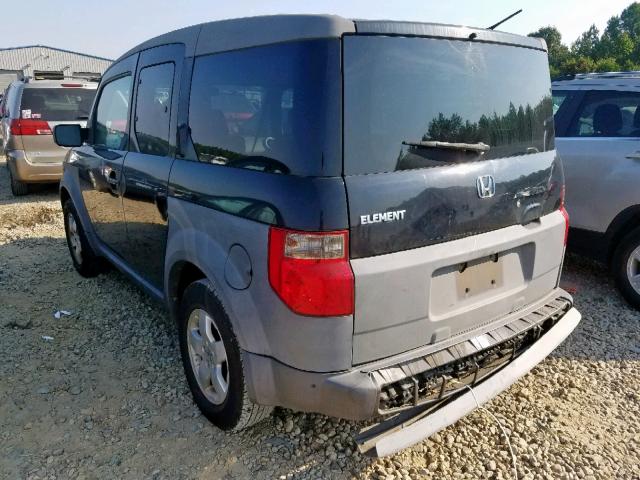 5J6YH18513L004394 - 2003 HONDA ELEMENT EX BLACK photo 3