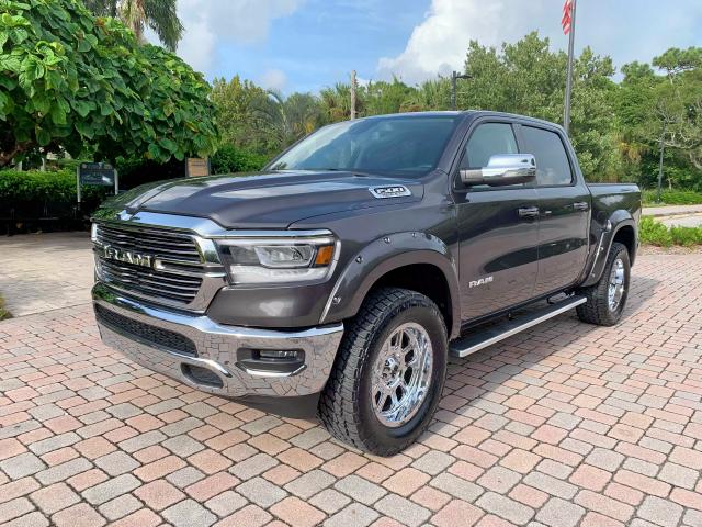 1C6RREJT7KN522883 - 2019 RAM 1500 LARAM GRAY photo 2