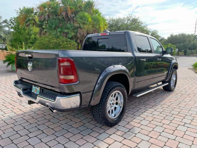 1C6RREJT7KN522883 - 2019 RAM 1500 LARAM GRAY photo 4