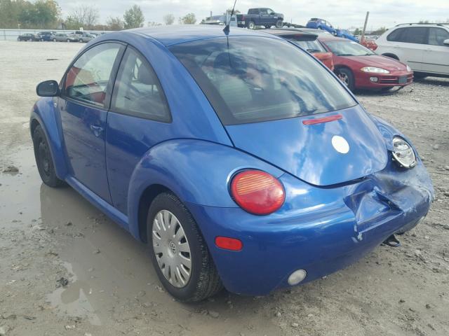 3VWCB21C42M446158 - 2002 VOLKSWAGEN NEW BEETLE ლურჯი ფოტო 3