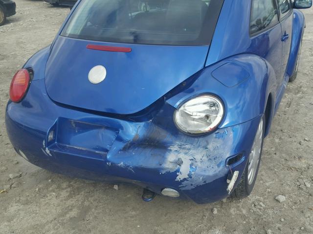 3VWCB21C42M446158 - 2002 VOLKSWAGEN NEW BEETLE ლურჯი ფოტო 9