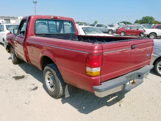 1FTCR10U3RUB01311 - 1994 FORD RANGER RED photo 3