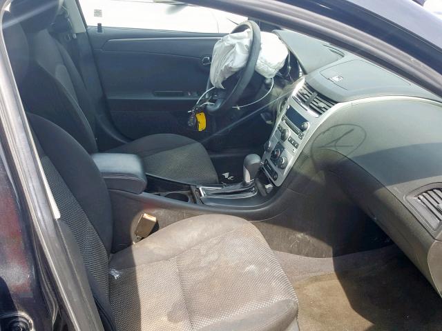 1G1ZC5E04CF148828 - 2012 CHEVROLET MALIBU 1LT BLACK photo 5
