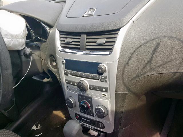 1G1ZC5E04CF148828 - 2012 CHEVROLET MALIBU 1LT BLACK photo 9