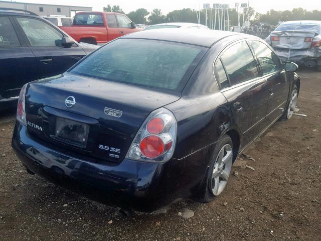 1N4BL11D46C158975 - 2006 NISSAN ALTIMA SE BLACK photo 4