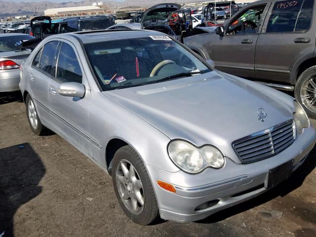 WDBRF61J11F035093 - 2001 MERCEDES-BENZ C 240 SILVER photo 1