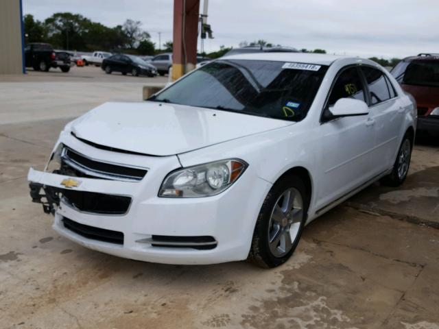 1G1ZH57B29F130028 - 2009 CHEVROLET MALIBU 1LT WHITE photo 2