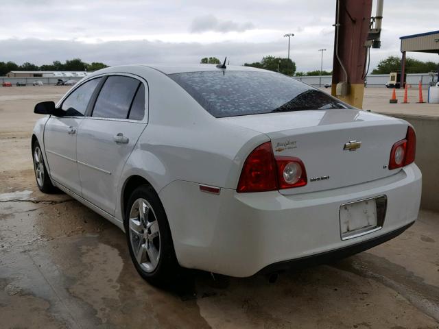 1G1ZH57B29F130028 - 2009 CHEVROLET MALIBU 1LT WHITE photo 3