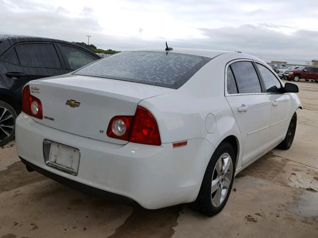 1G1ZH57B29F130028 - 2009 CHEVROLET MALIBU 1LT WHITE photo 4