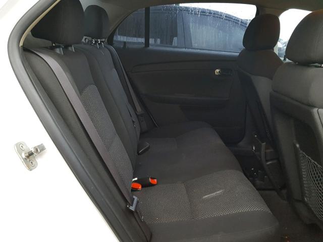 1G1ZH57B29F130028 - 2009 CHEVROLET MALIBU 1LT WHITE photo 6