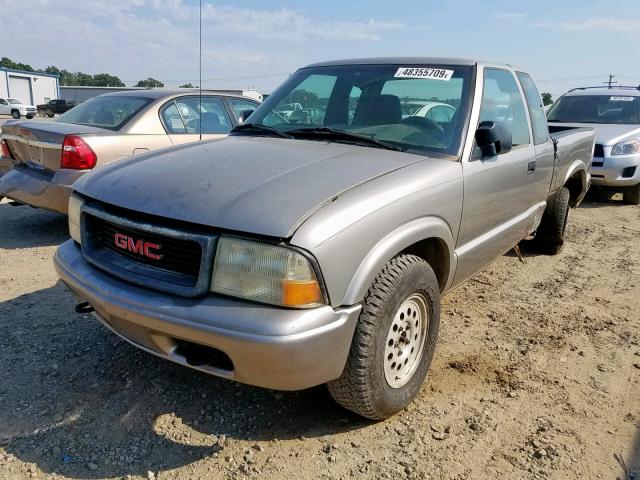 1GTDT19W028117507 - 2002 GMC SONOMA GRAY photo 2