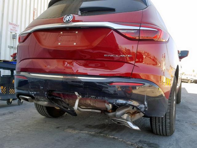 5GAERBKW8KJ191965 - 2019 BUICK ENCLAVE ES BURGUNDY photo 9