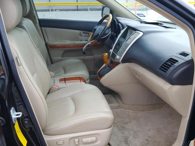 JTJHW31U782851620 - 2008 LEXUS RX 400H BLACK photo 5