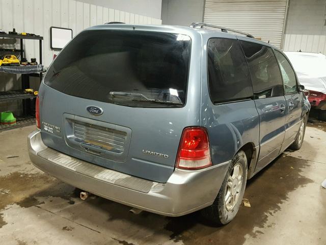 2FMZA58244BA16340 - 2004 FORD FREESTAR L BLUE photo 4