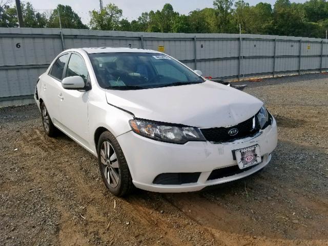 KNAFU4A23D5721540 - 2013 KIA FORTE EX WHITE photo 1