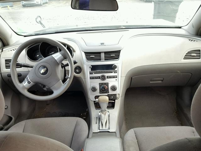 1G1ZG57B88F195726 - 2008 CHEVROLET MALIBU LS BLACK photo 9