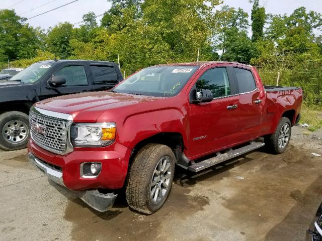 1GTG6EENXK1290484 - 2019 GMC CANYON DEN RED photo 2