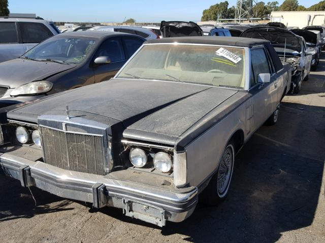 1MRBP98F0DY601382 - 1983 LINCOLN MARK VI BEIGE photo 2