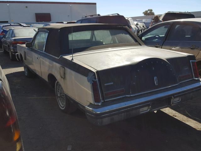 1MRBP98F0DY601382 - 1983 LINCOLN MARK VI BEIGE photo 3