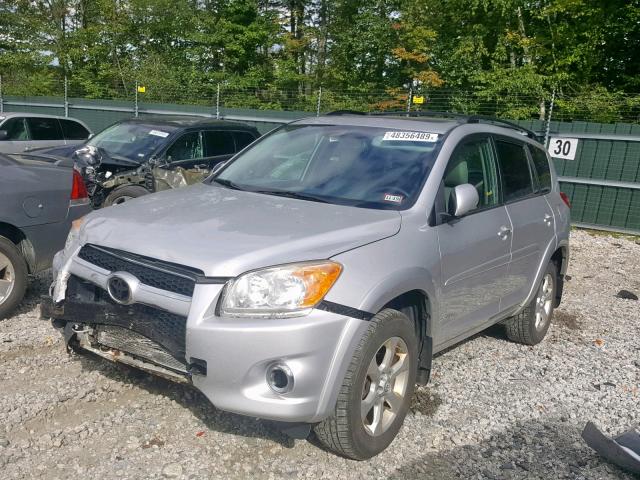 JTMDF4DV0AD038769 - 2010 TOYOTA RAV4 LIMIT SILVER photo 2