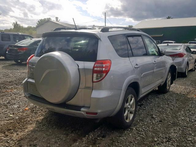 JTMDF4DV0AD038769 - 2010 TOYOTA RAV4 LIMIT SILVER photo 4