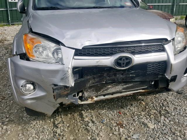 JTMDF4DV0AD038769 - 2010 TOYOTA RAV4 LIMIT SILVER photo 9