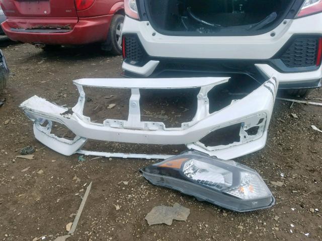 SHHFK7H46KU204941 - 2019 HONDA CIVIC SPOR WHITE photo 9