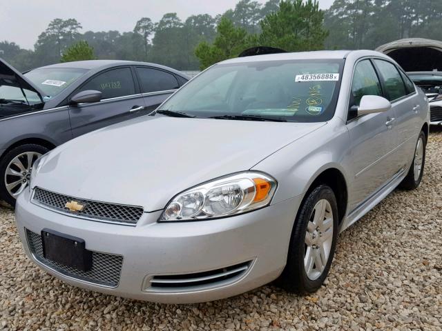 2G1WB5E32F1150377 - 2015 CHEVROLET IMPALA LIM SILVER photo 2