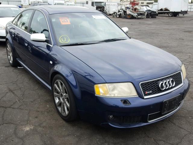 WUAPV54B83N904827 - 2003 AUDI RS6 BLUE photo 1