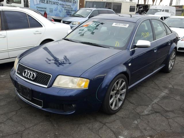 WUAPV54B83N904827 - 2003 AUDI RS6 BLUE photo 2