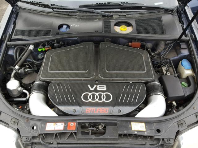 WUAPV54B83N904827 - 2003 AUDI RS6 BLUE photo 7