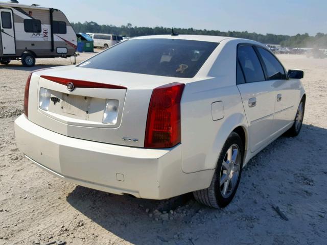 1G6DP567250169218 - 2005 CADILLAC CTS HI FEA WHITE photo 4